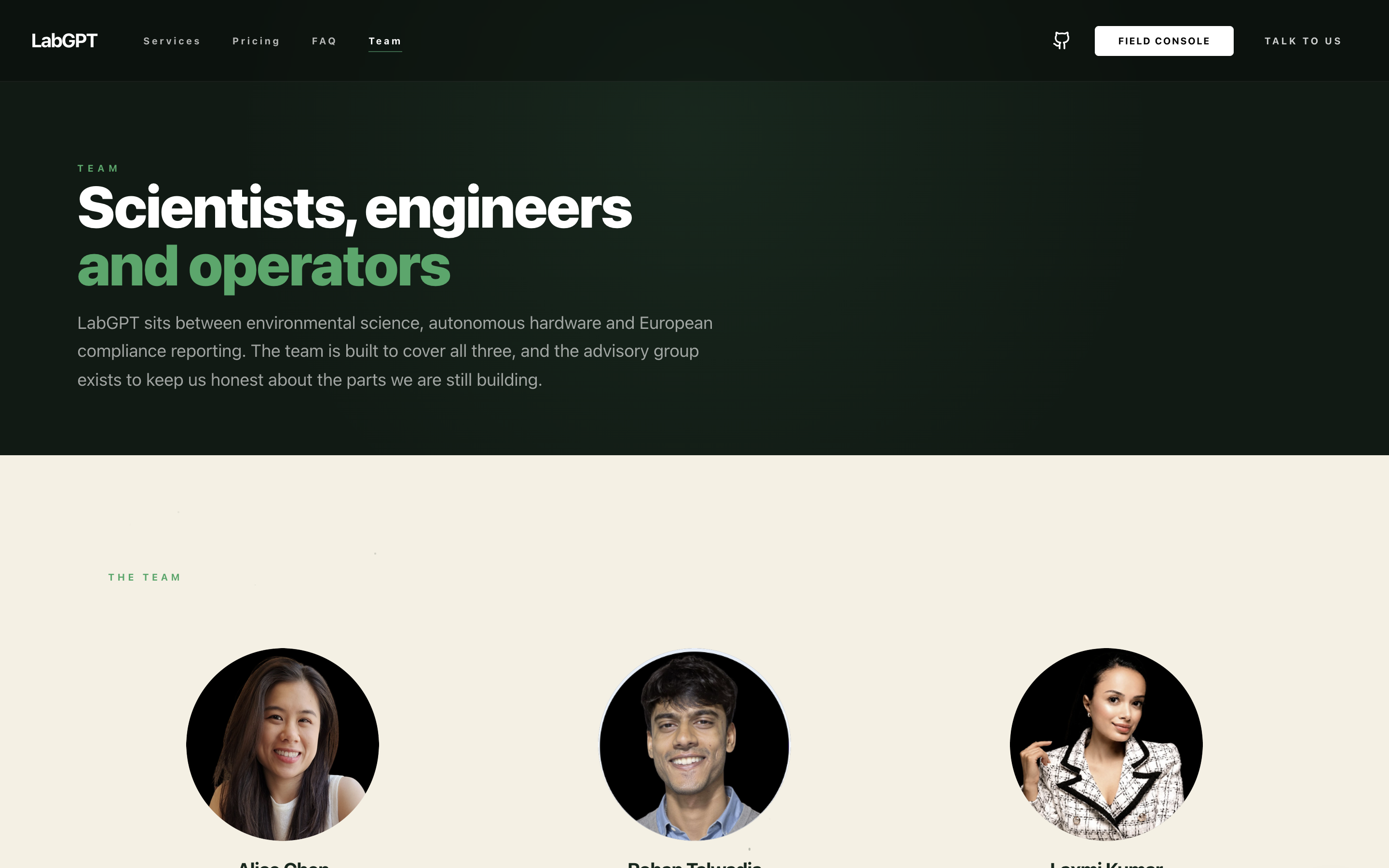 Captured Team — LabGPT
