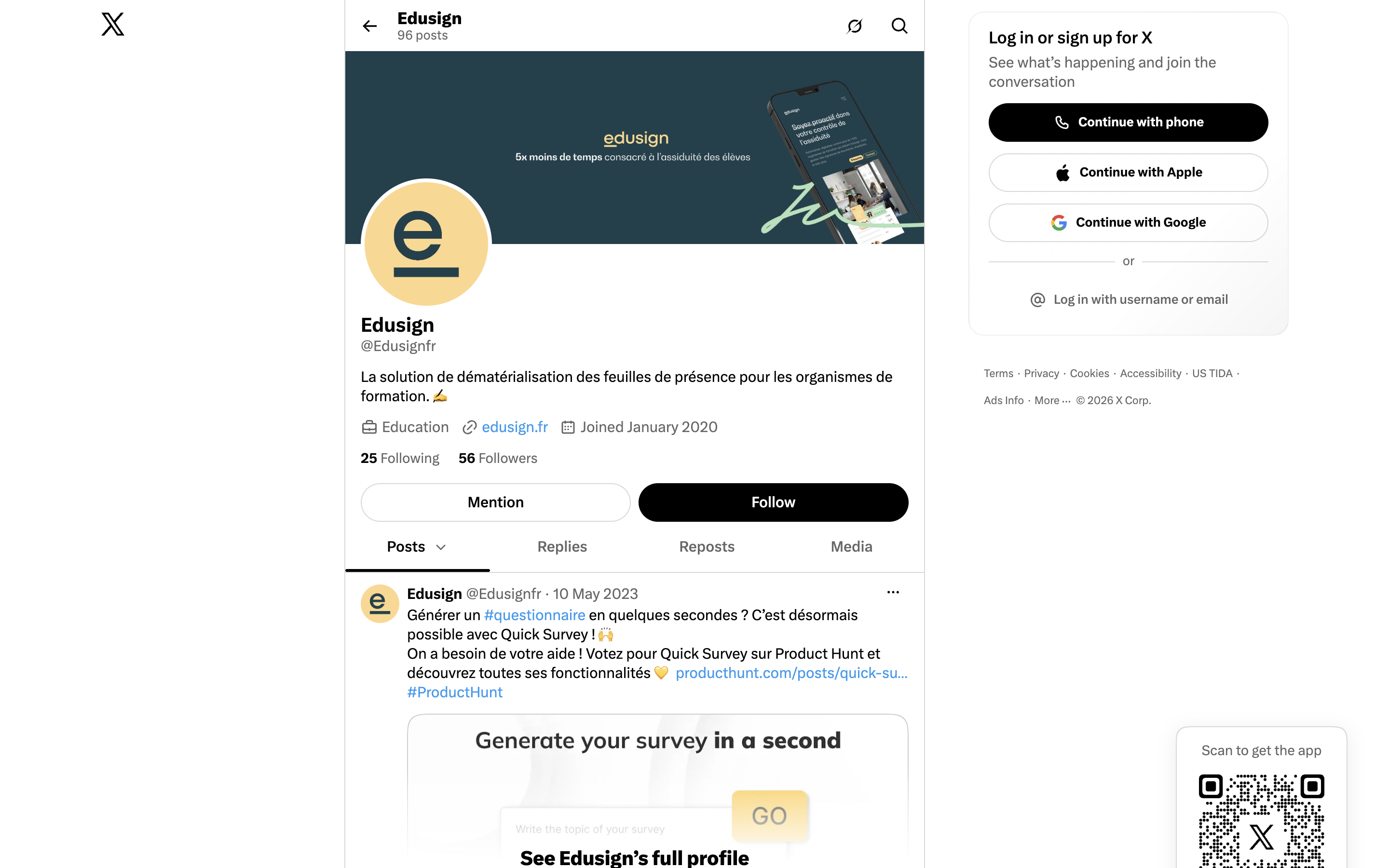 Captured Edusign (@Edusignfr) / X
