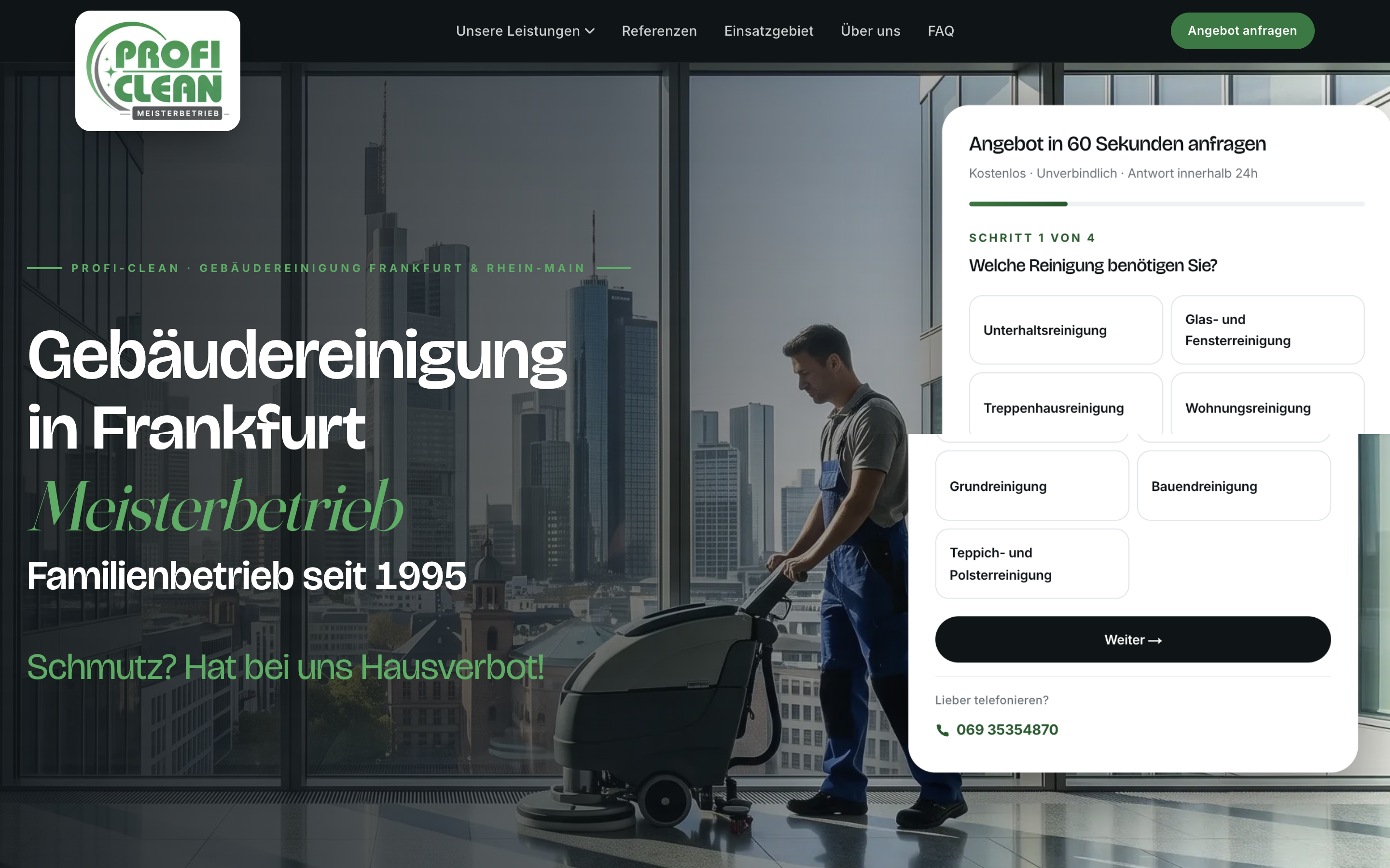 Captured Gebäudereinigung Frankfurt am main | Profi-clean Meisterbetrieb